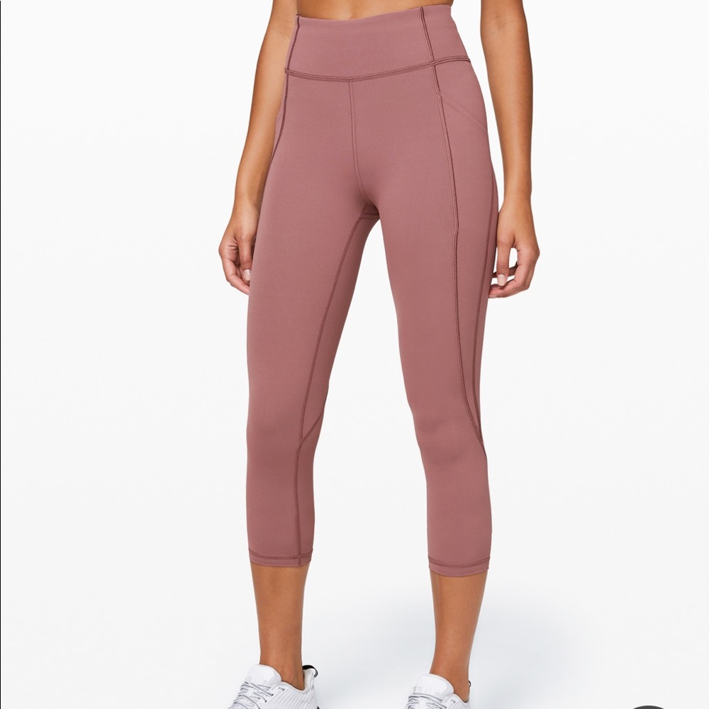 Lululemon Time To Sweat Crop Leggings